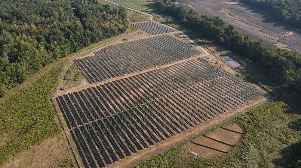 Ground mount solar array