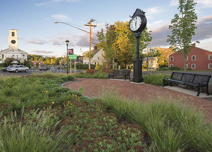 Landscape Architecture, Streetscape in Rocky Hill, CT