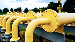 Natural gas piping